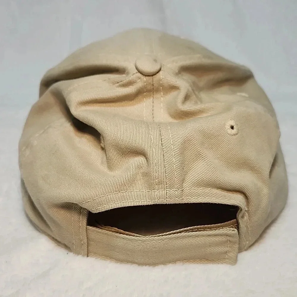 Dixie Stock Embroidered Palm Tree Baseball Cap – Khaki Adjustable Hat